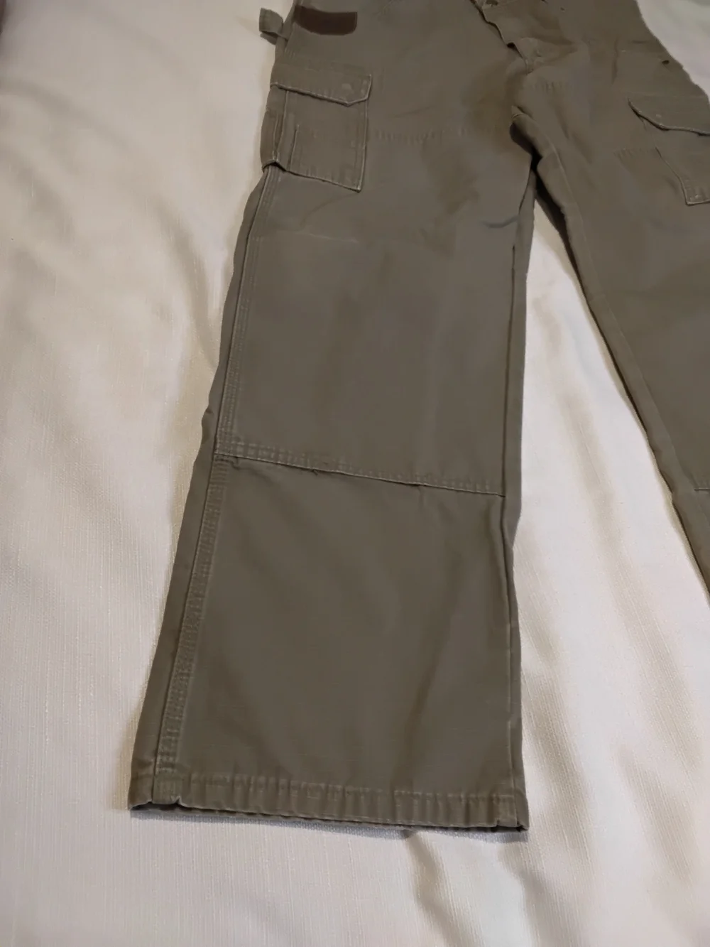 Wrangler Riggs Workwear Men's Cargo Pants in Olive-Taupe Sz 40x32.